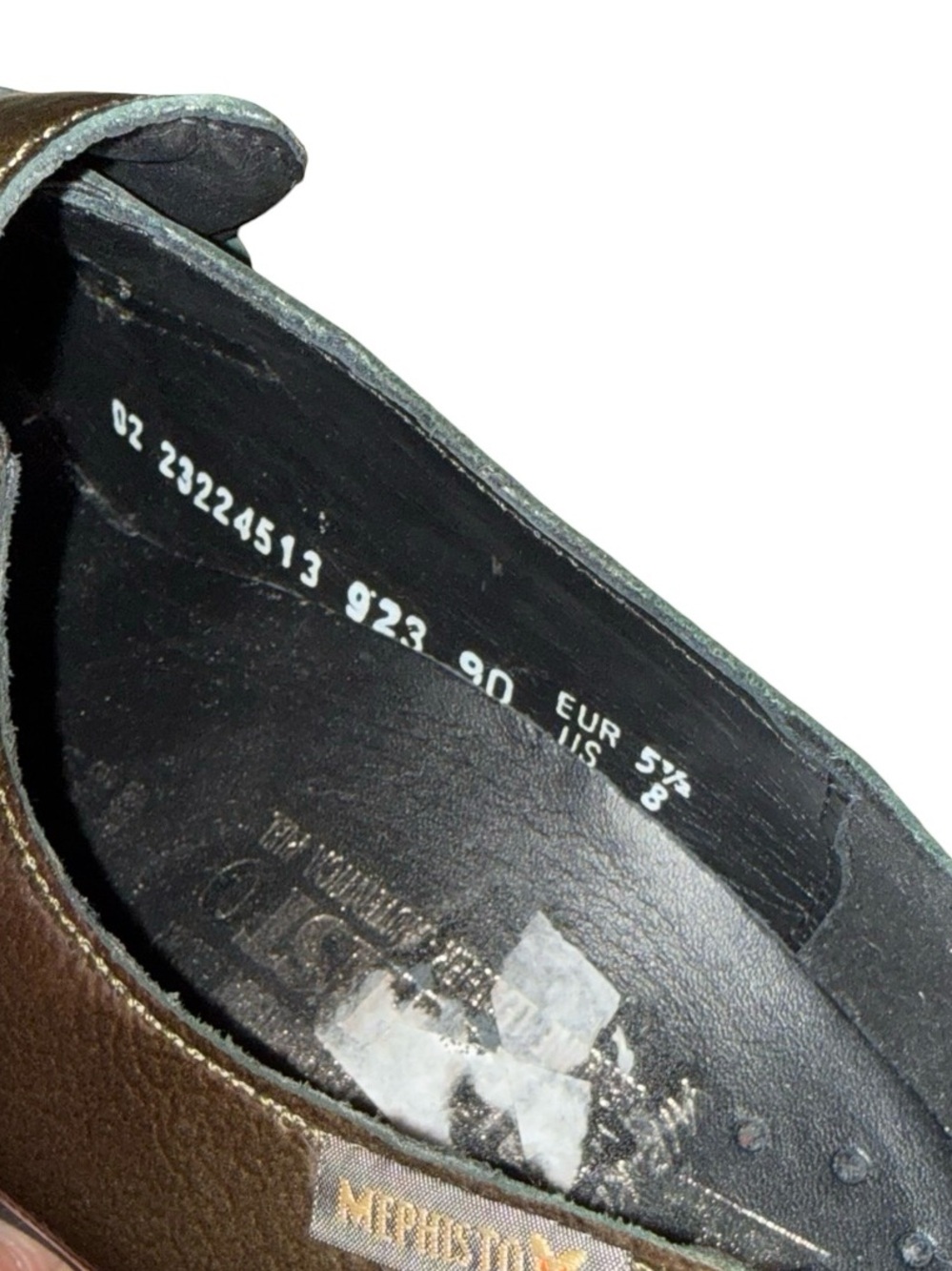 Mephisto Florenza Khaki 1094 size 8 - Picture 8 of 8